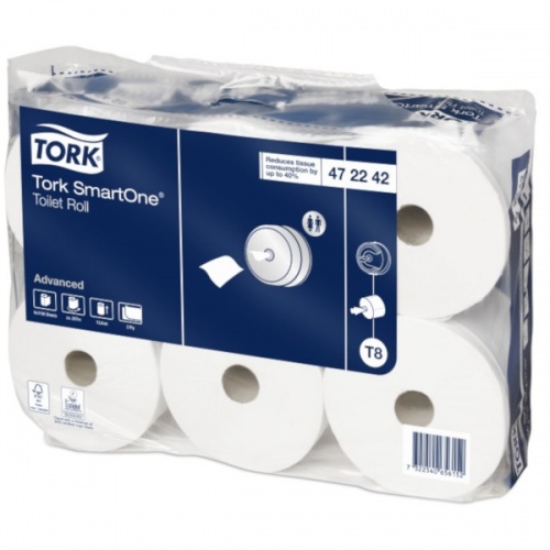 Tork SmartOne papier toaletowy w roli (47224) - 207 m, opakowanie 6 szt.