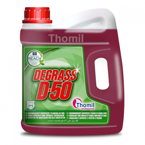 Thomil Degrass D-50 - silny odtłuszczacz do powierzchni kuchennych, płyt grilowych i sprzętu - 4,7 kg