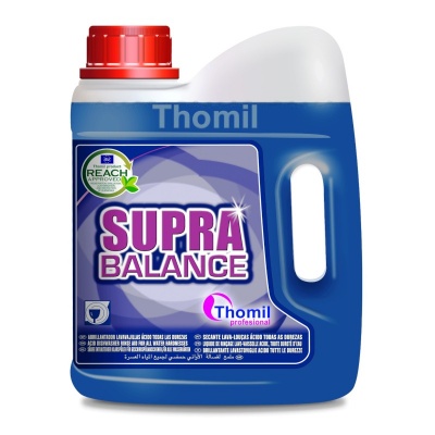 Thomil Supra Balance - kwasowy płyn płucząco-nabłyszczający dla małych zmywarek - 2,3 kg (opakowanie 4 szt.)