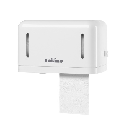 Mały dozownik na dwie rolki papieru toaletowego (rolki konwencjonalne) - 331080 - Satino by Wepa