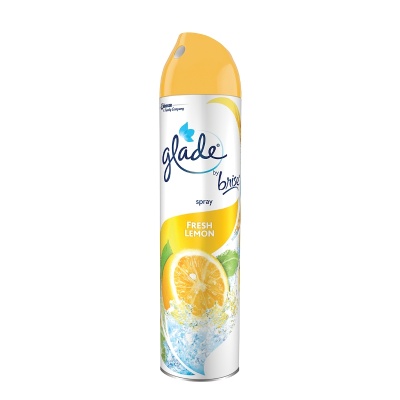 Glade by Brise - odświeżacz powietrza, zapach: fresh lemon (cytrusowy) - 300 ml