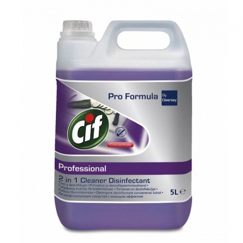 Diversey Cif Professional 2in1 Cleaner Disinfectant - preparat myjąco-dezynfekujący 5l