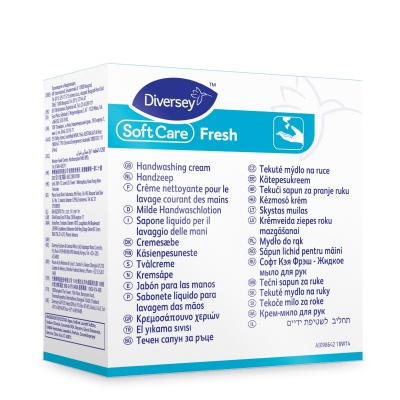 Diversey Soft Care Fresh - mydło do dłoni (wkład do dozownika) - 800 ml