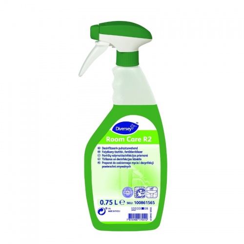 Diversey Room Care R2 - preparat do mycia i dezynfekcji powierzchni zmywalnych - 750 ml