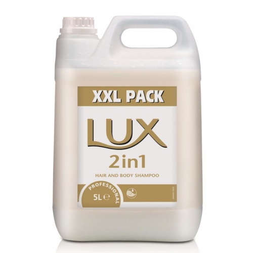Diversey Lux 2in1 Hair and Body Shampoo - żel do mycia włosów i ciała - 5 l