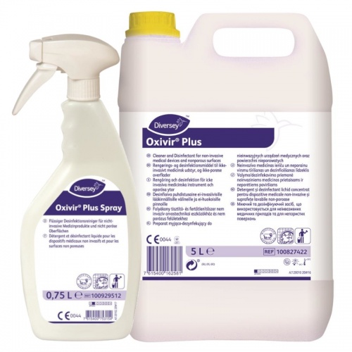 Diversey Oxivir Plus Spray - preparat myjąco-dezynfekujący na bazie aktywnego tlenu AHP