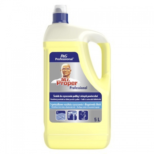 Mr Proper Professional Lemon P&G Professional - płyn do czyszczenia podłóg  - 5 l