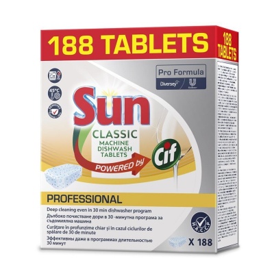 Diversey Sun Professional Classic - tabletki do zmywarki - 188 szt.