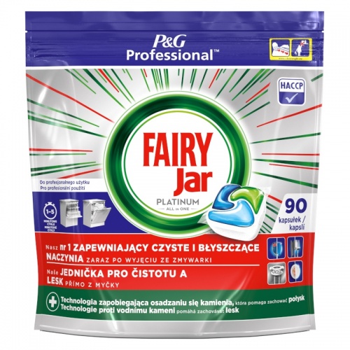 Fairy Professional Platinum P&G Professional - kapsułki do zmywarki  - 90 szt.