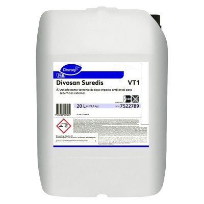 Diversey Suredis VT1 - preparat do dezynfekcji powierzchni zewnętrznych - 20 l
