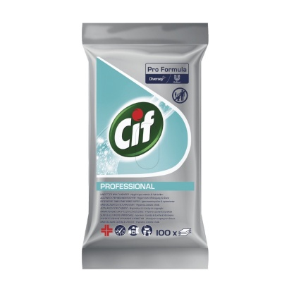 Diversey CIF Professional Multipurpose Wipes - chusteczki do czyszczenia powierzchni - 100 szt.