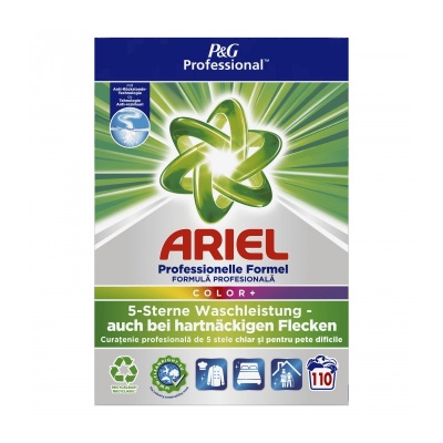 Ariel Professional Premium Color+ P&G Professional - proszek do prania kolorów - 7,15 kg (110 prań)