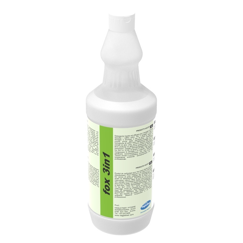 Hagleitner Fox 3in1 - płyn do ręcznego mycia naczyń - 1 l