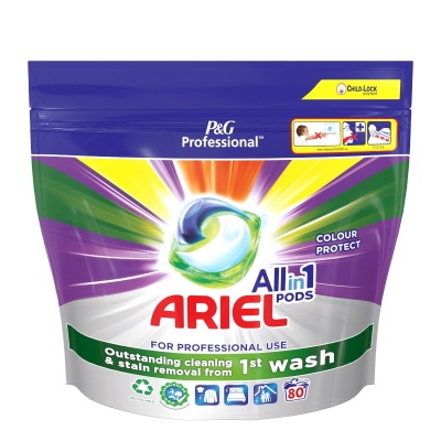 Ariel Professional 3w1 Color P&G Professional - kapsułki do prania kolorów - 80 szt.