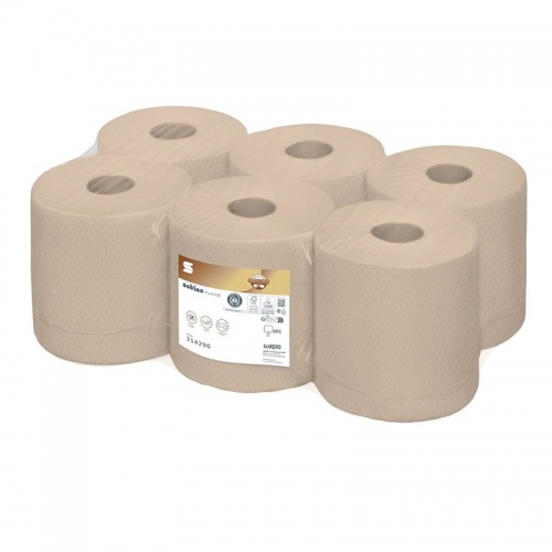 Ręcznik papierowy centralnie dozowany Satino PureSoft (314290) - 2 warstwy, 150 m, 428 odc., opakowanie 6 sztuk