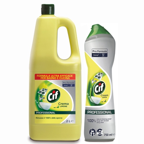 Diversey Cif Professional Cream Lemon - mleczko do czyszczenia trudnych zabrudzeń
