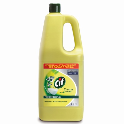 Diversey Cif Professional Cream Lemon - mleczko do czyszczenia trudnych zabrudzeń - 2 l