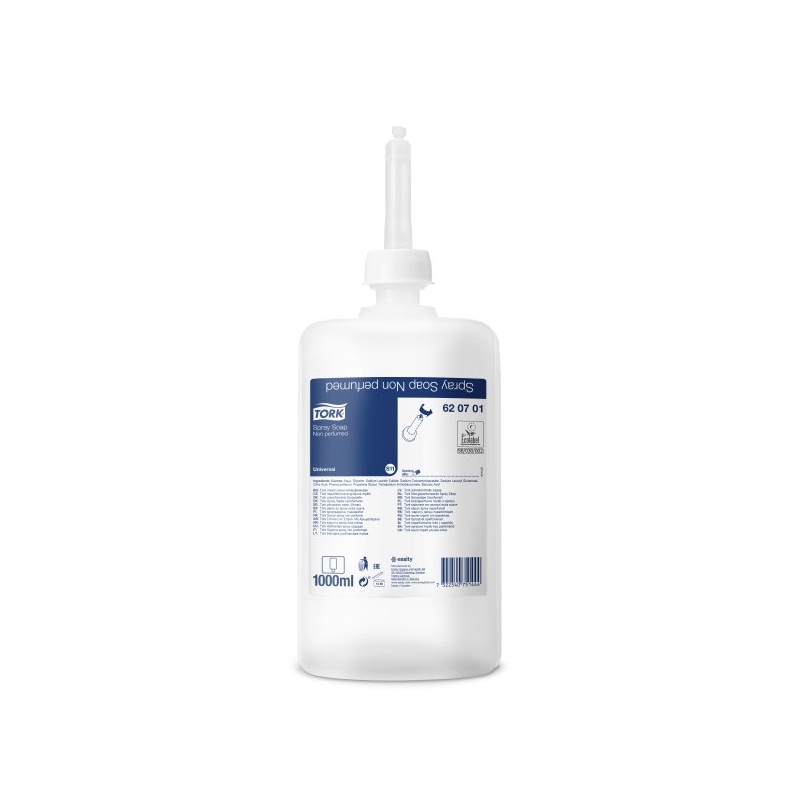 Tork bezzapachowe mydło w sprayu (620701) - 1000 ml