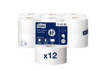 Tork papier toaletowy Mini Jumbo (110163) - 240 m, opakowanie 12 szt